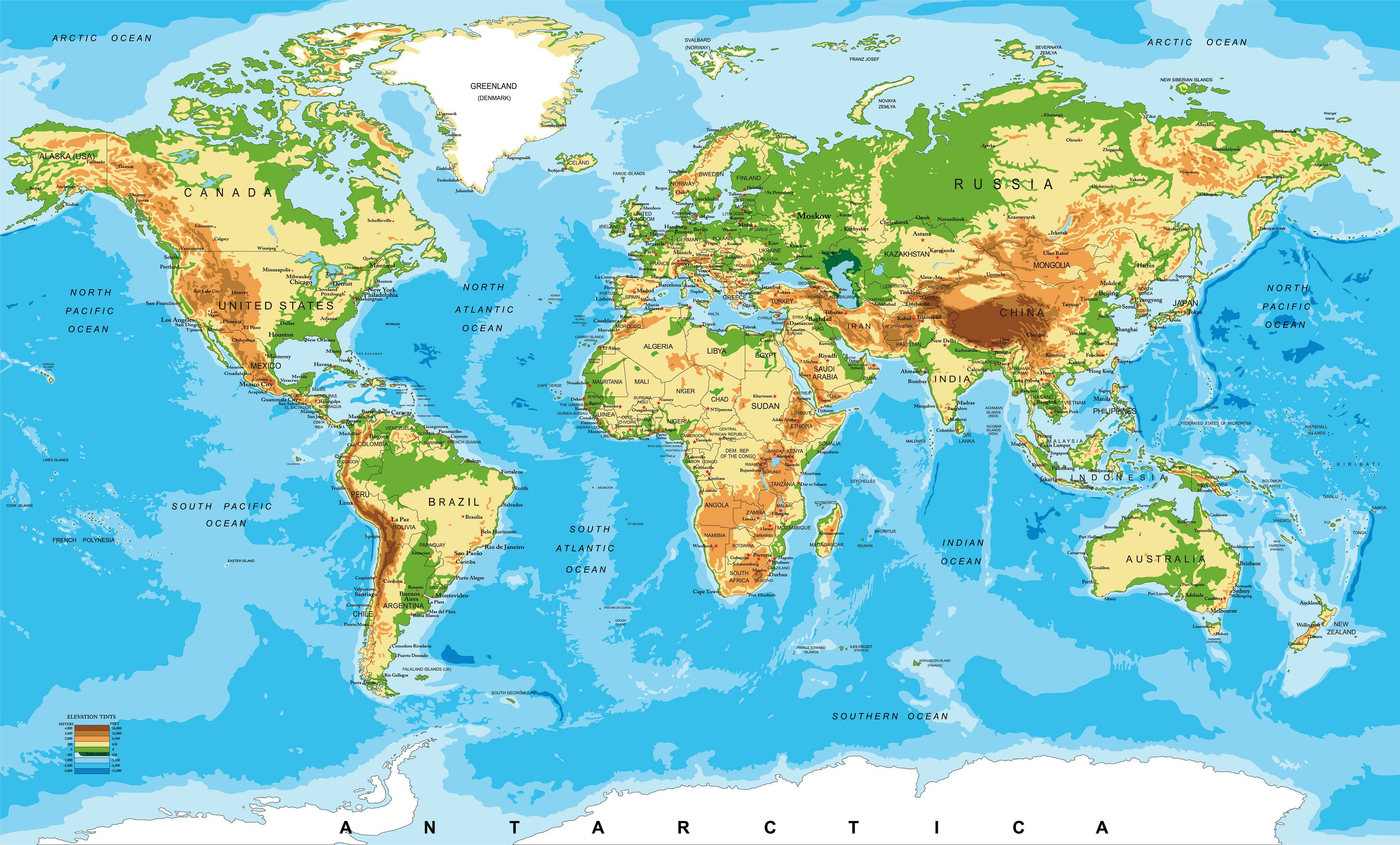 france carte du monde