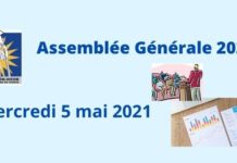 Assemblée Générale 2021 le mercredi 5 mai 2021