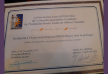 Notre association reçoit le prix spécial du jury Louis QUINIO 2023