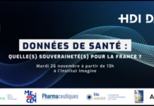 Journée sur« Données de santé : Quelle(s) souveraineté(s) pour la France ? » avec le Healthcare Data Institute le mardi 26 novembre 2024